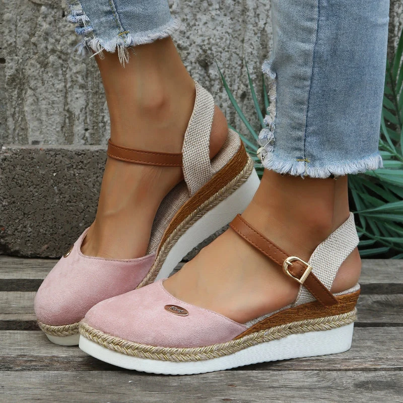 Verena – Espadrille-Sandalen mit Keilabsatz für Damen