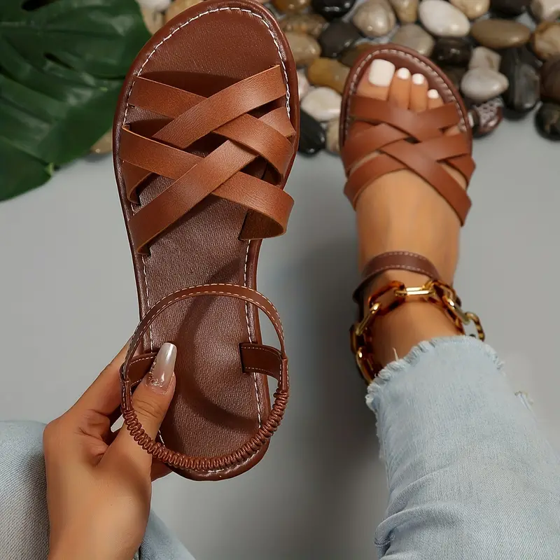 Sophia – Sommer-Sandalen für Damen mit gekreuzten Riemen
