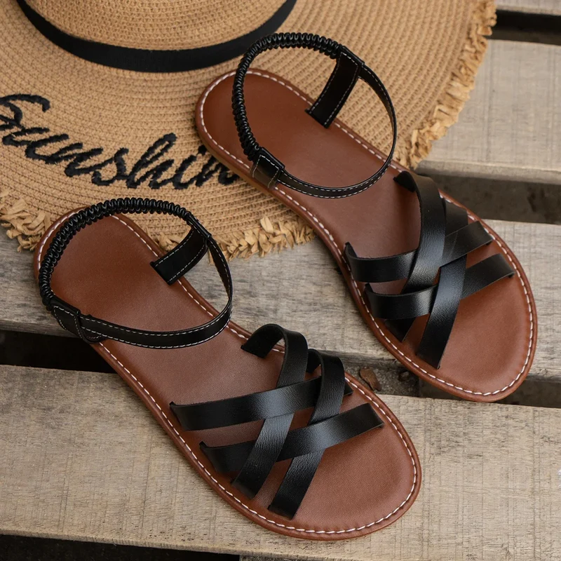 Sophia – Sommer-Sandalen für Damen mit gekreuzten Riemen