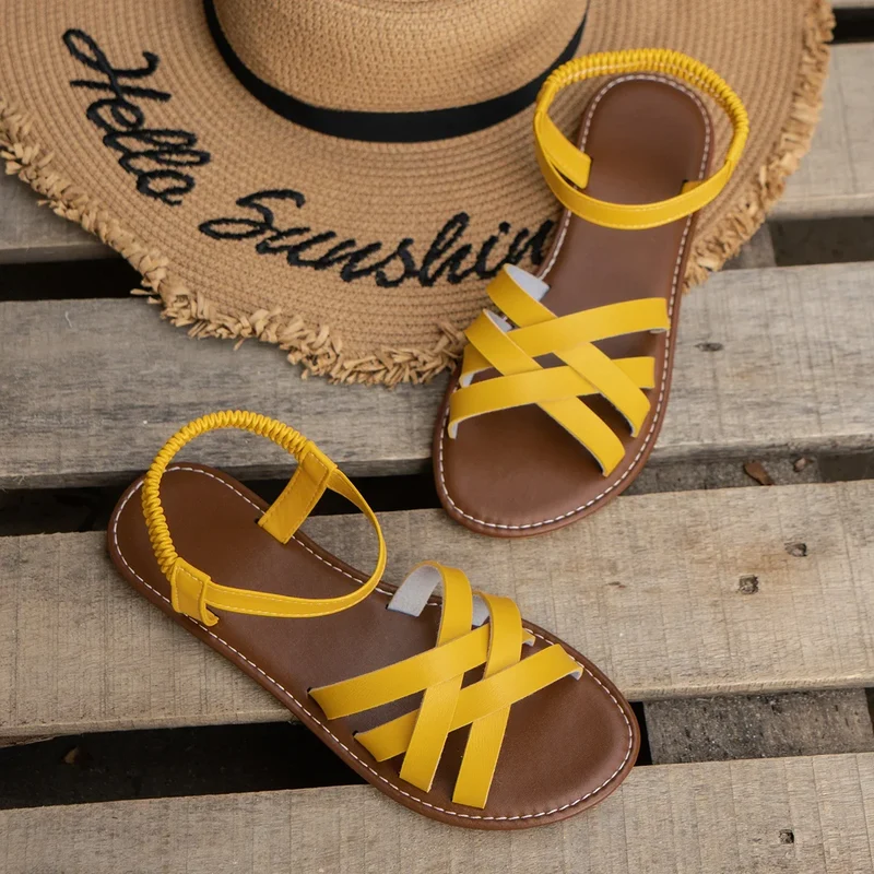 Sophia – Sommer-Sandalen für Damen mit gekreuzten Riemen