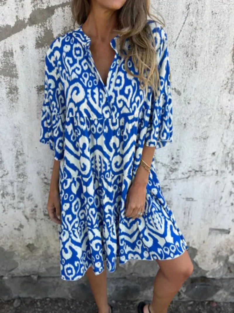 Lea – Sommerkleid für Damen mit Blumenmuster