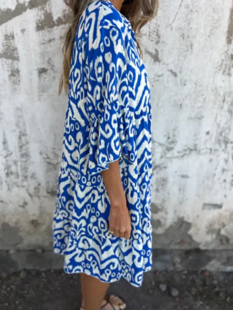 Lea – Sommerkleid für Damen mit Blumenmuster