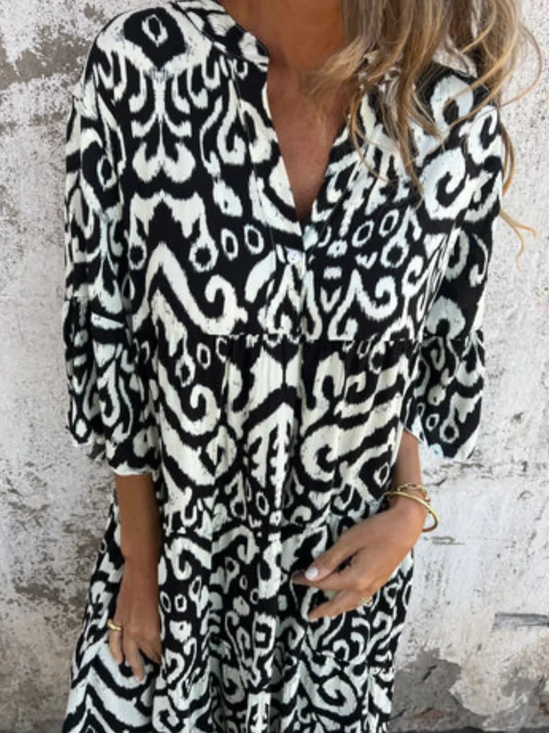 Lea – Sommerkleid für Damen mit Blumenmuster