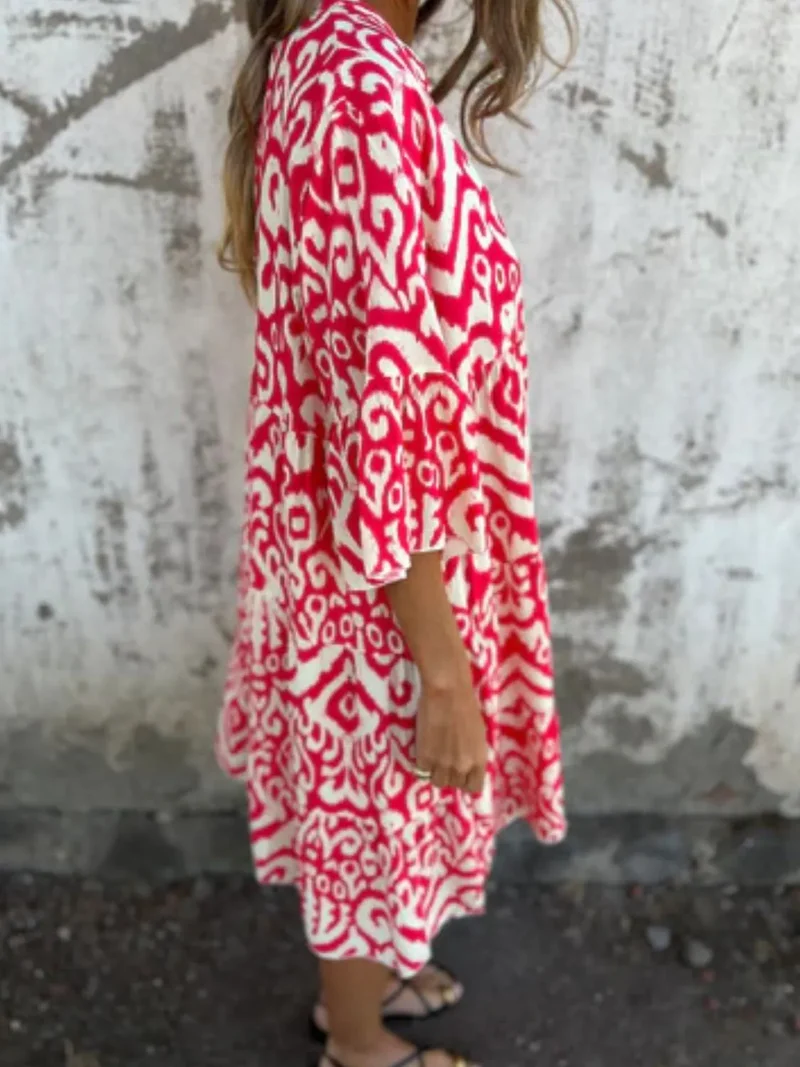 Lea – Sommerkleid für Damen mit Blumenmuster