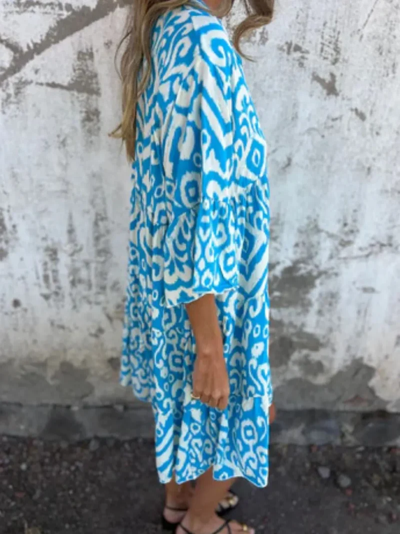 Lea – Sommerkleid für Damen mit Blumenmuster