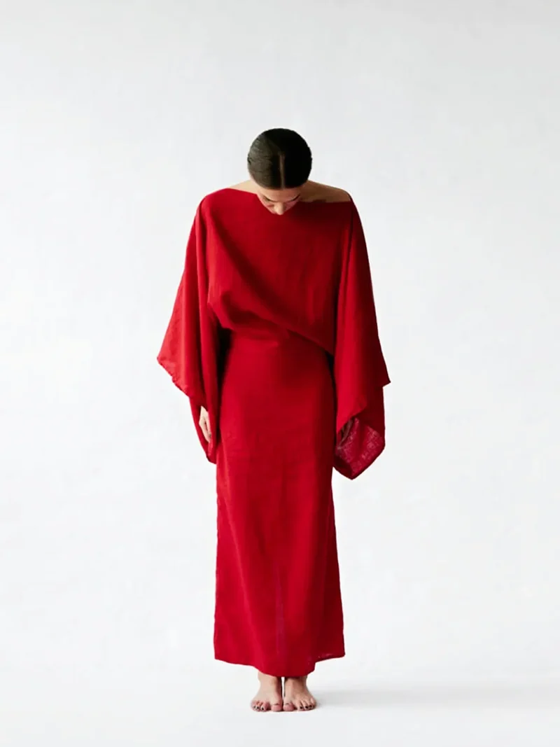 Amelie – Elegantes Kaftan-Kleid für Damen