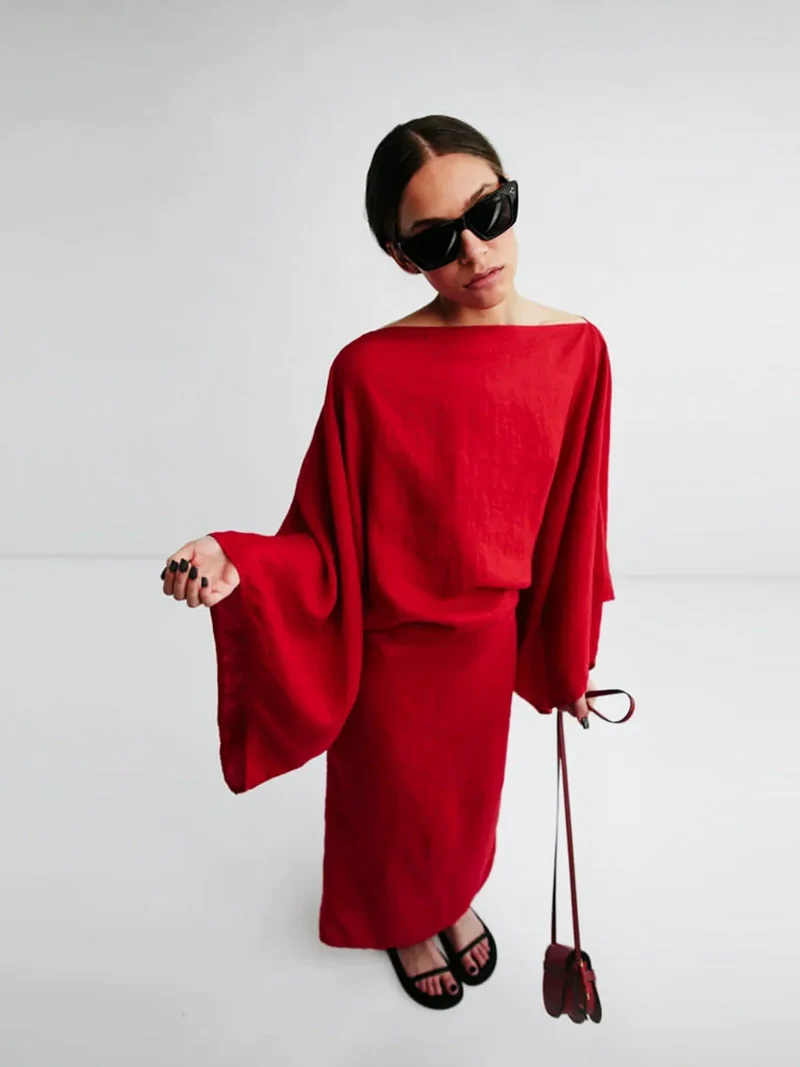 Amelie – Elegantes Kaftan-Kleid für Damen