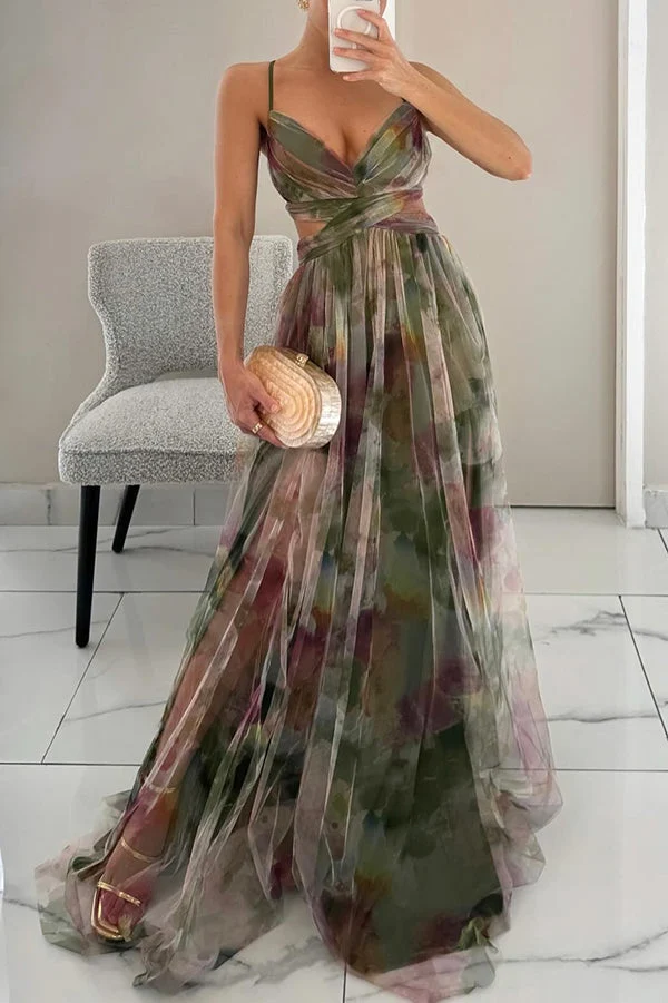 Nicole – Elegantes Maxikleid mit Falten für Damen