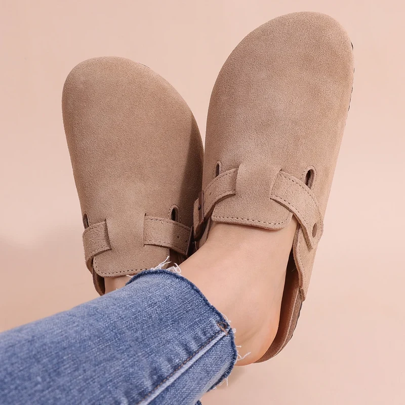 Petra – Slip-On-Clogs für Damen aus Wildleder