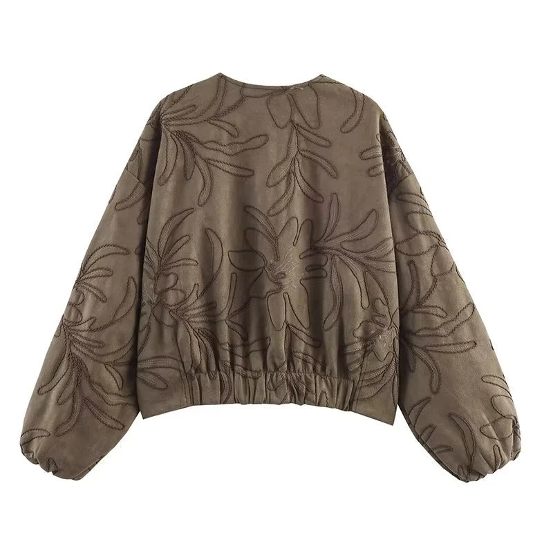 Elvira – Bestickte Freizeitjacke für Damen