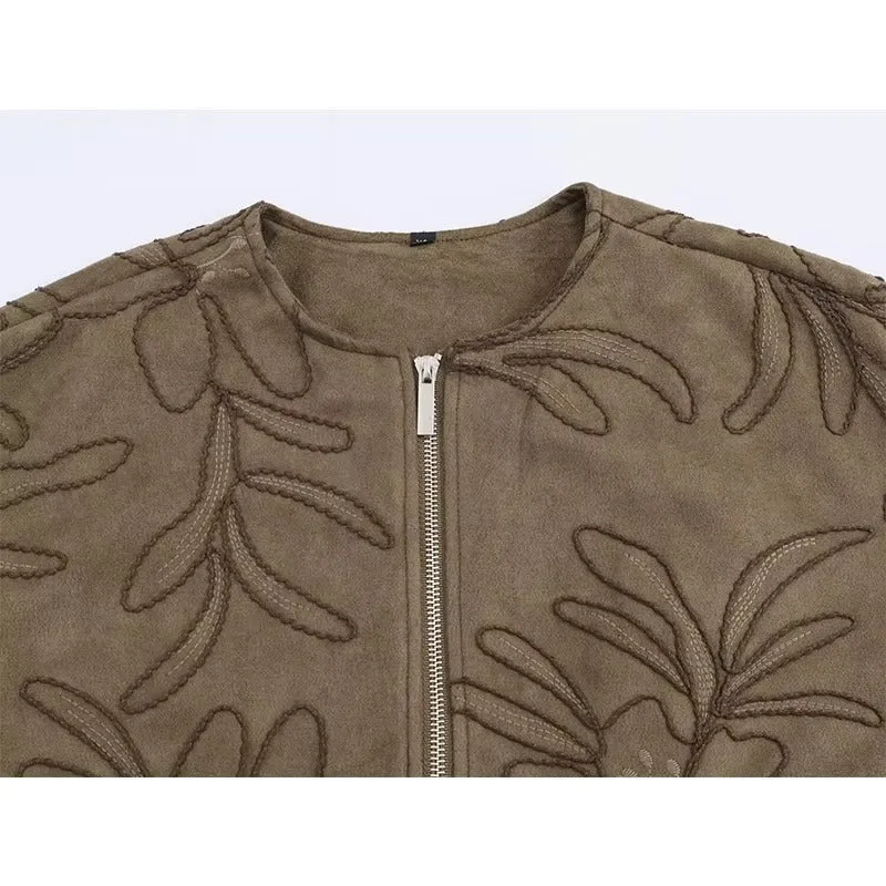 Elvira – Bestickte Freizeitjacke für Damen