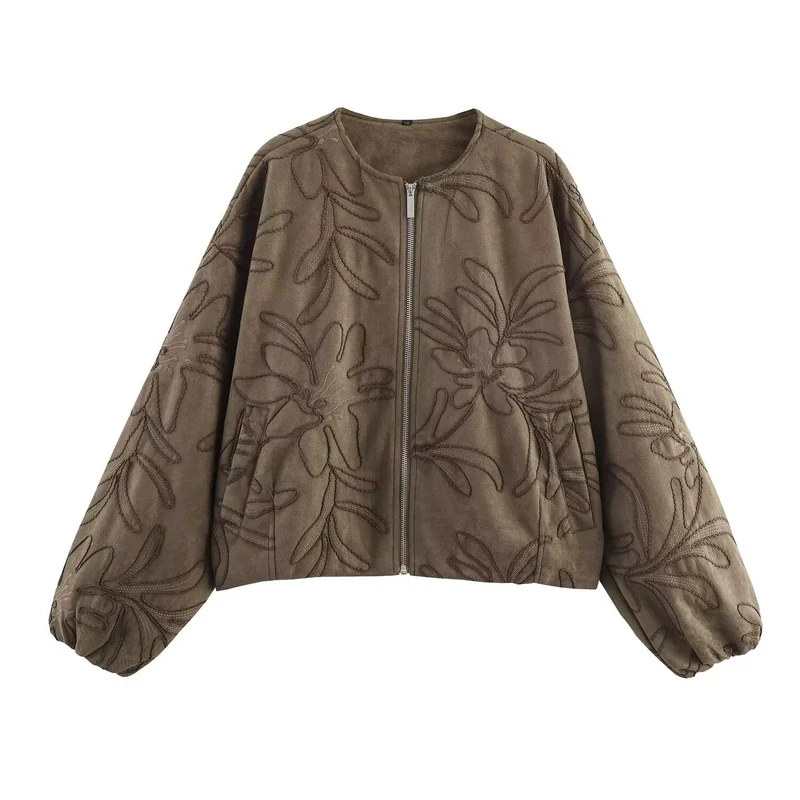 Elvira – Bestickte Freizeitjacke für Damen