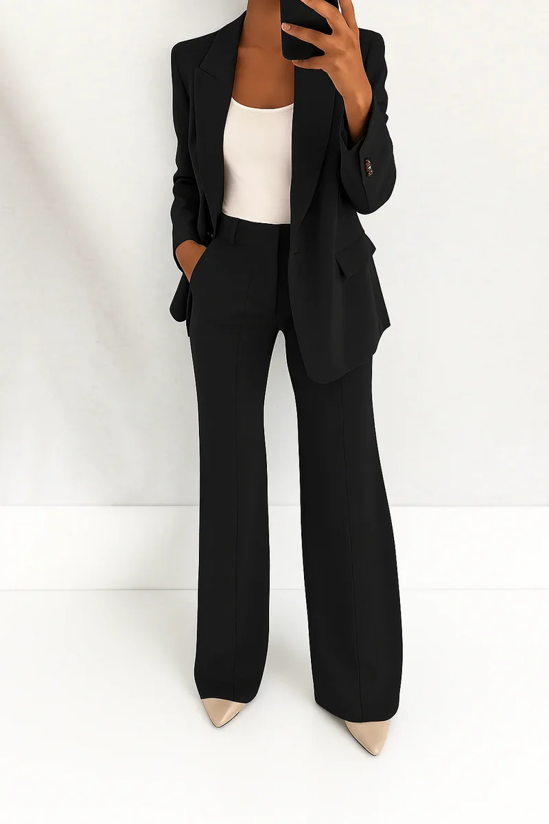 Doreen – Damen-Hosenanzug mit weitem Hosenbein