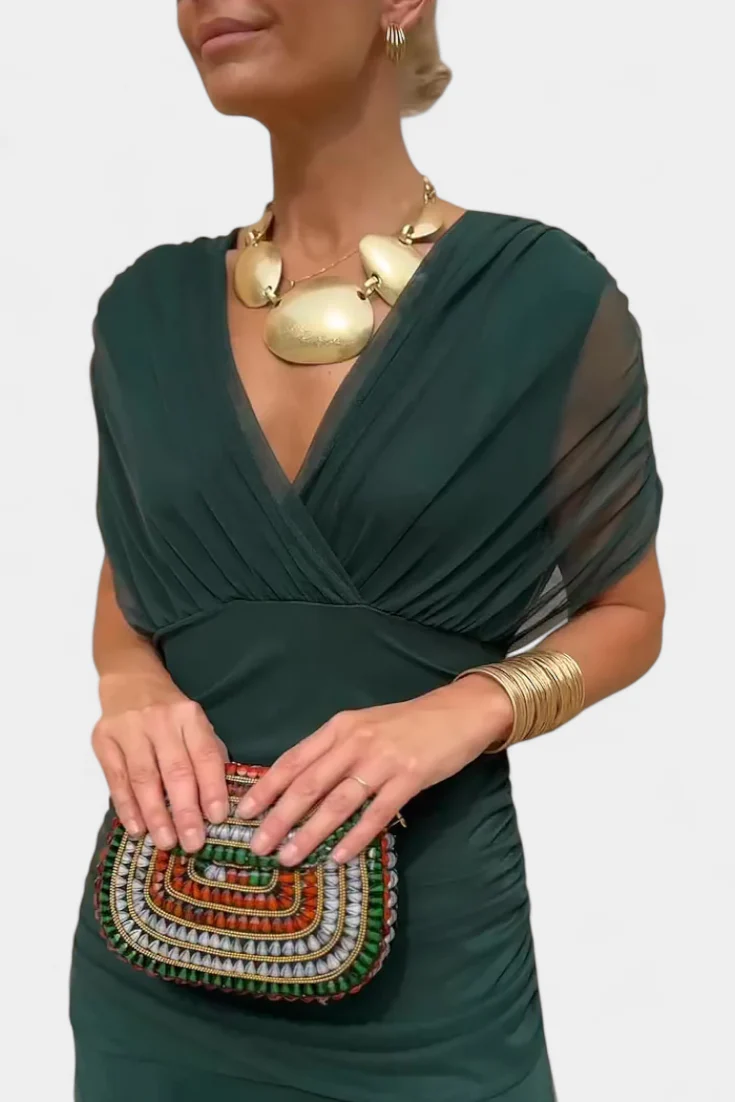 Frieda – Abendkleid für Damen mit Blumenmuster