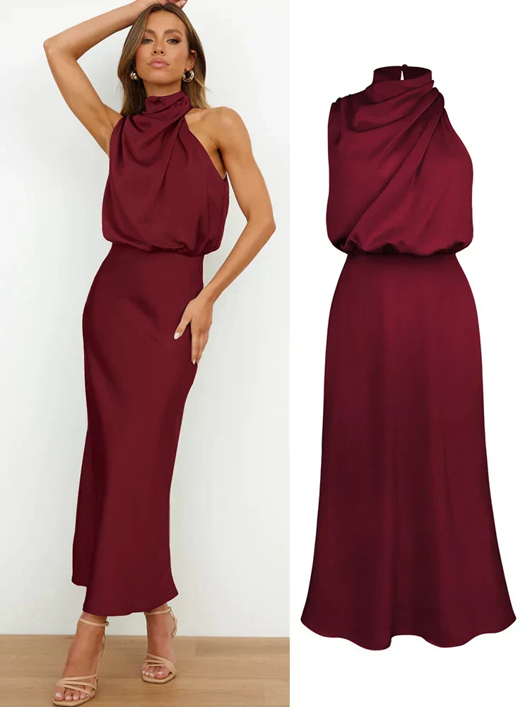 Susanne – Elegantes Damenkleid mit drapiertem Ausschnitt