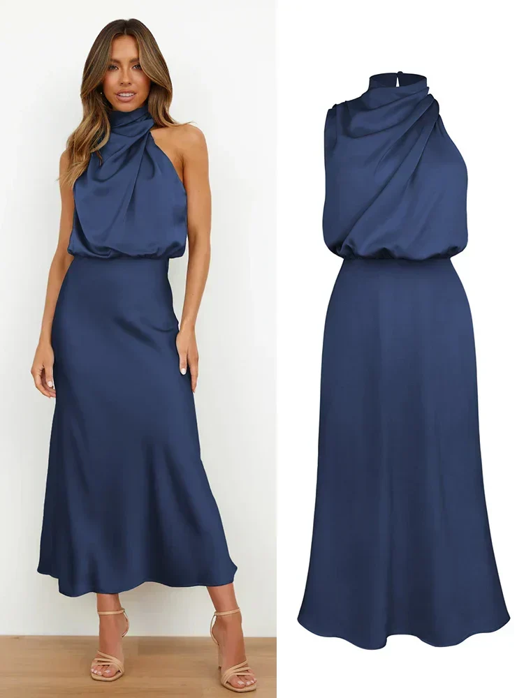 Susanne – Elegantes Damenkleid mit drapiertem Ausschnitt