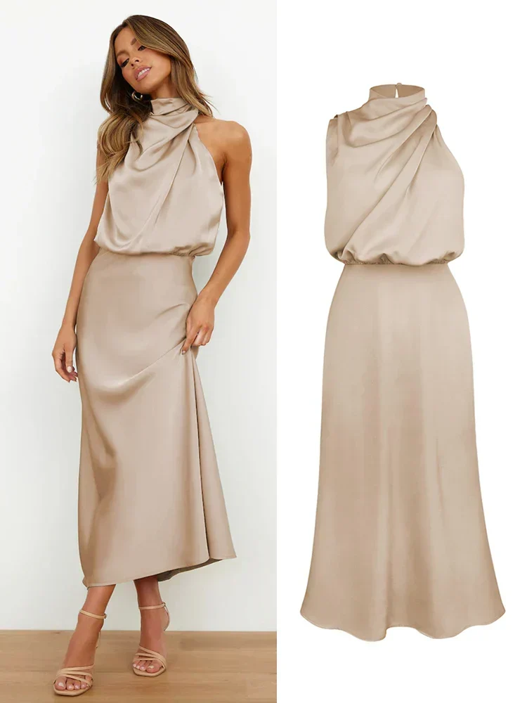 Susanne – Elegantes Damenkleid mit drapiertem Ausschnitt