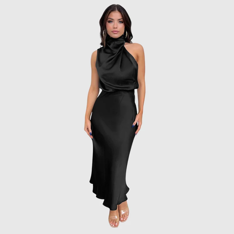 Theresa – Elegantes langes Damenkleid