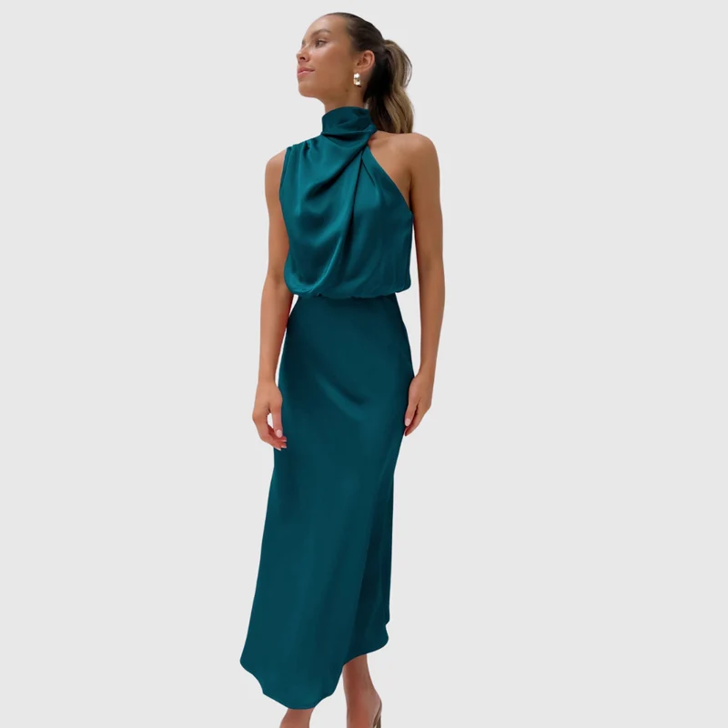 Theresa – Elegantes langes Damenkleid