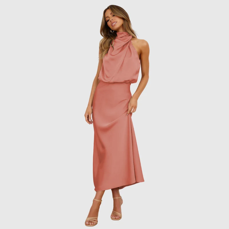 Theresa – Elegantes langes Damenkleid