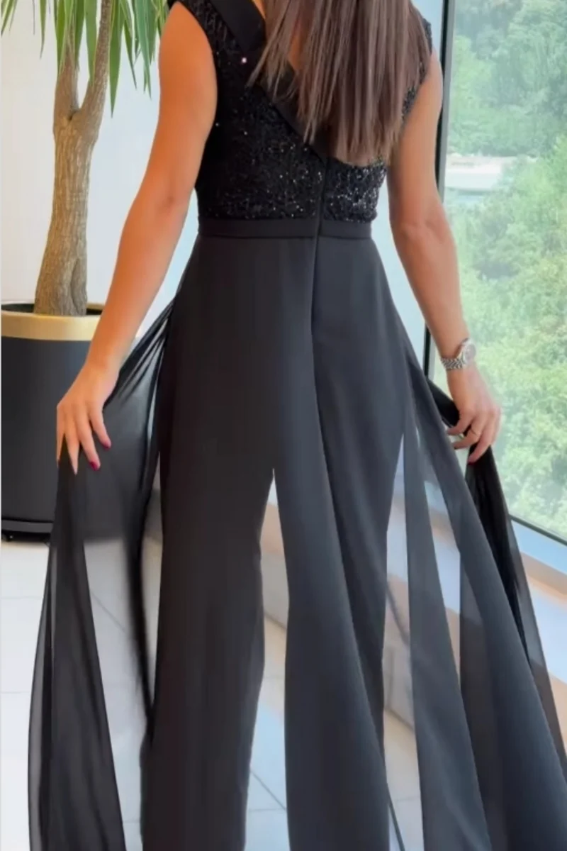 Lea – Stilvoller, ärmelloser Jumpsuit für Damen