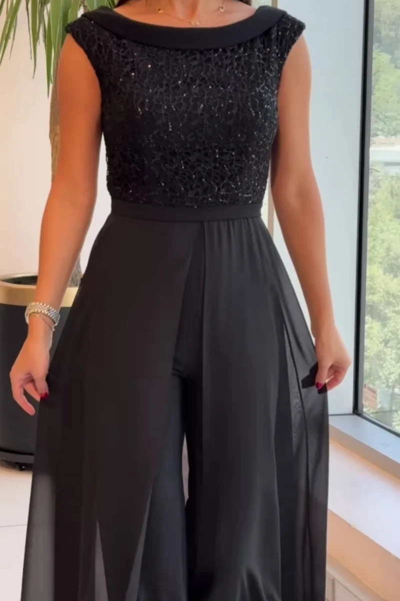Lea – Stilvoller, ärmelloser Jumpsuit für Damen