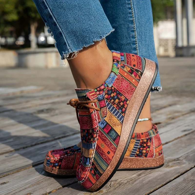 Ava – Damen-Sneaker „Vibrant Patchwork“