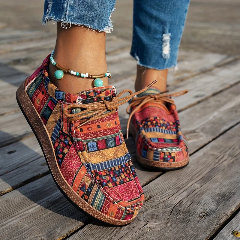 Ava – Damen-Sneaker „Vibrant Patchwork“