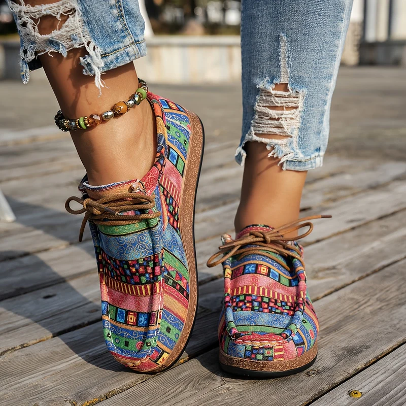 Ava – Damen-Sneaker „Vibrant Patchwork“