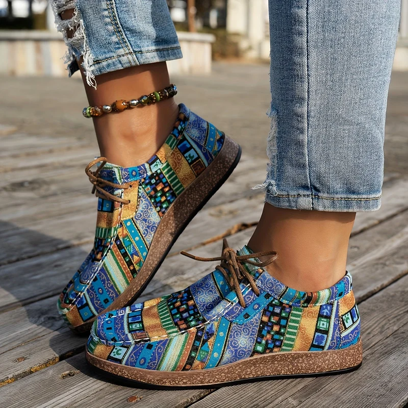 Ava – Damen-Sneaker „Vibrant Patchwork“
