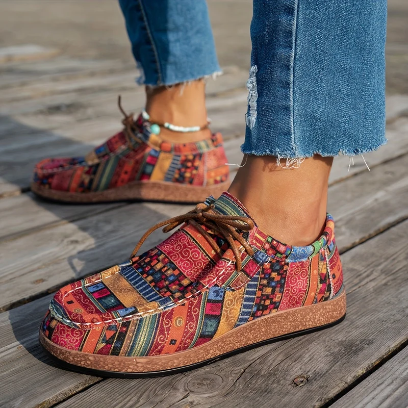 Ava – Damen-Sneaker „Vibrant Patchwork“