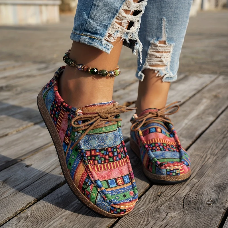 Ava – Damen-Sneaker „Vibrant Patchwork“