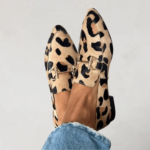 Johanna – Loafer für Damen im Animal-Print