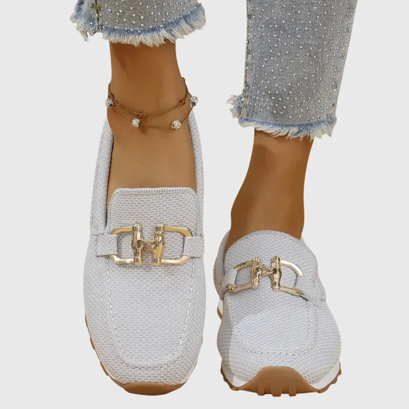 Britta – Slip-On-Loafer für Damen mit Metallakzenten
