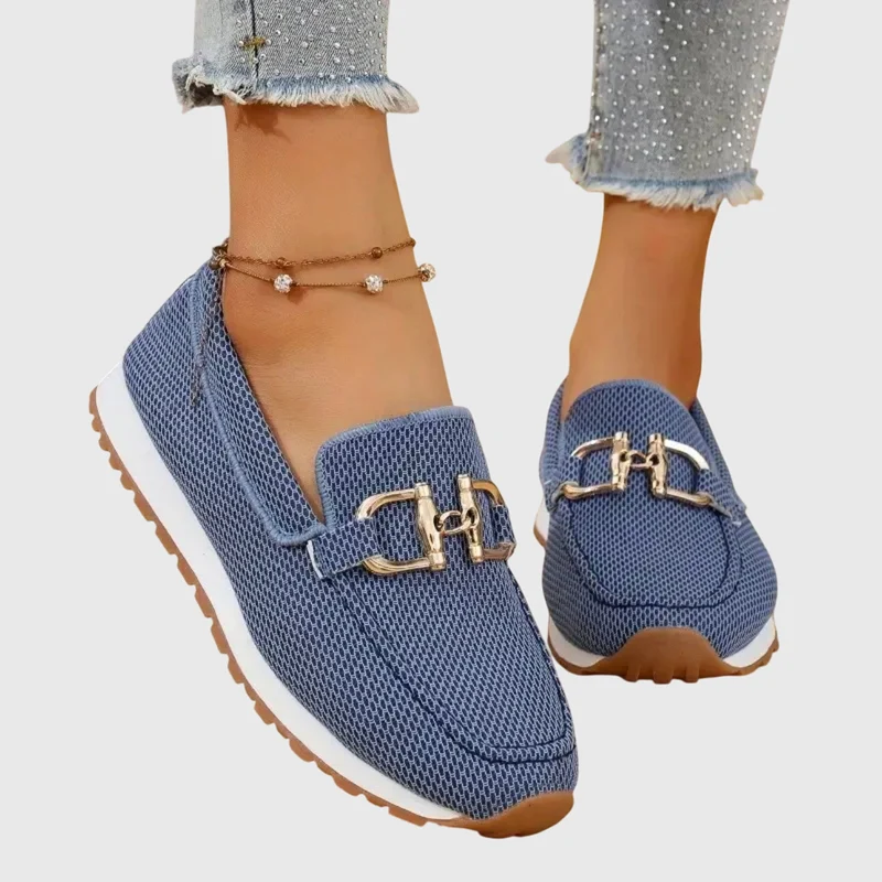 Britta – Slip-On-Loafer für Damen mit Metallakzenten