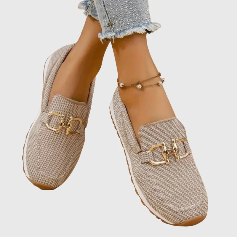 Britta – Slip-On-Loafer für Damen mit Metallakzenten