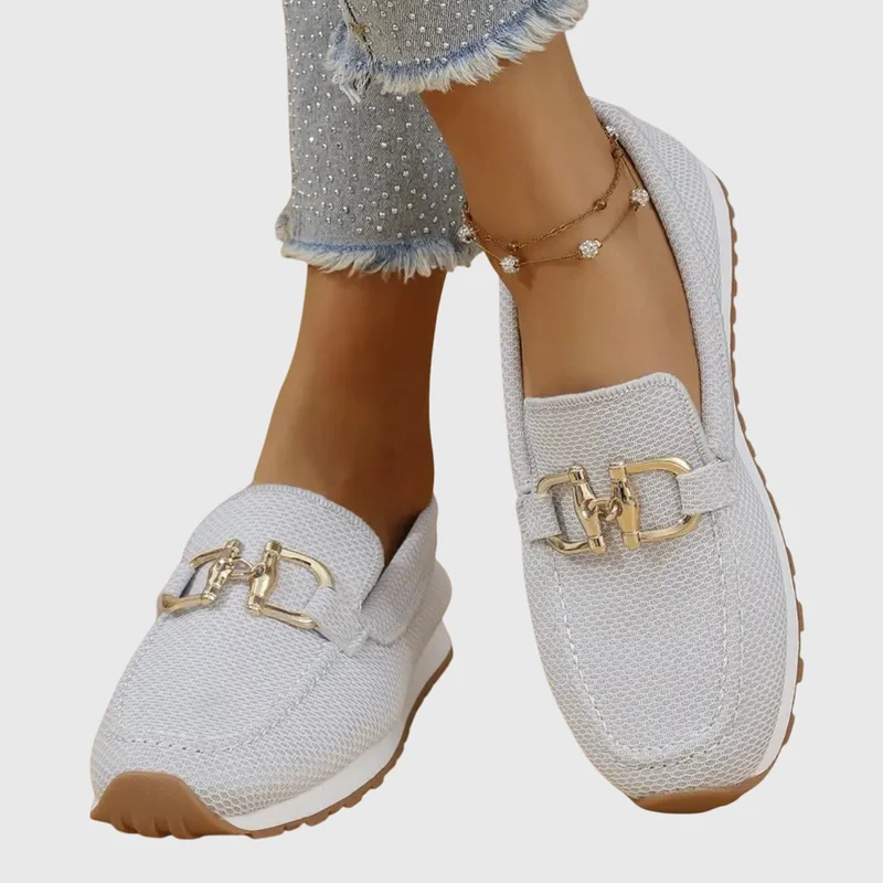 Britta – Slip-On-Loafer für Damen mit Metallakzenten