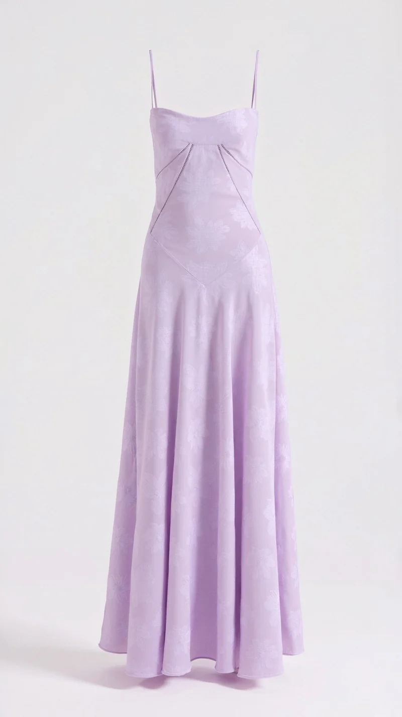Antonia – Brautjungfernkleid für Damen mit Blumenmuster