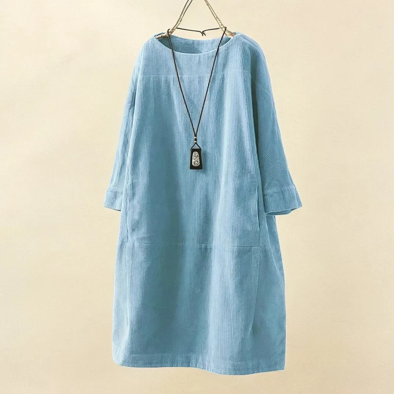 Kirsten – Lässiges Cordkleid für Damen