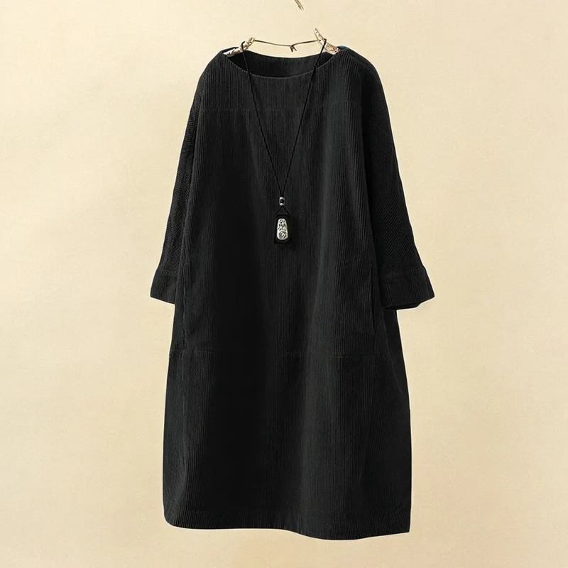Kirsten – Lässiges Cordkleid für Damen