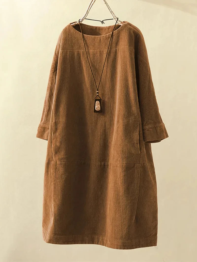 Kirsten – Lässiges Cordkleid für Damen