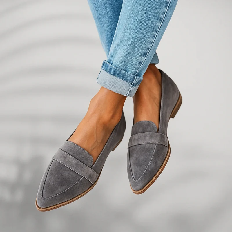 Yvonne – Damen-Slipper aus Wildleder