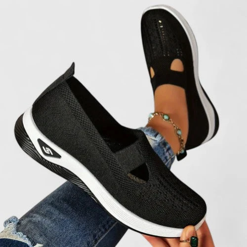 Emilia – Damen-Walkingsneaker aus Mesh zum Hineinschlüpfen