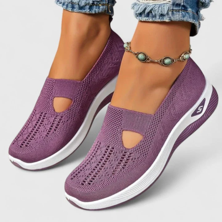 Emilia – Damen-Walkingsneaker aus Mesh zum Hineinschlüpfen