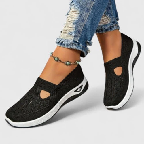 Emilia – Damen-Walkingsneaker aus Mesh zum Hineinschlüpfen
