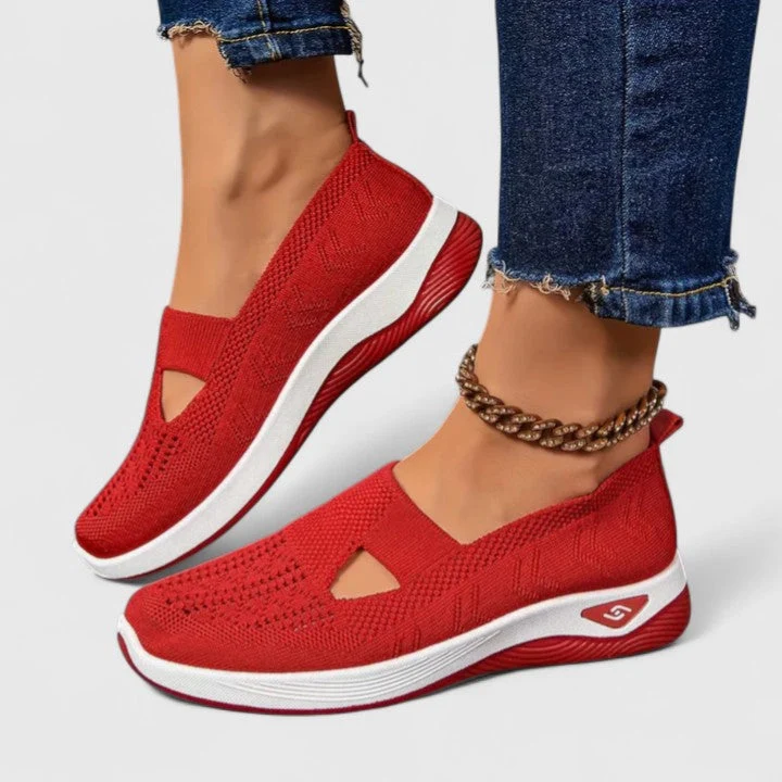 Emilia – Damen-Walkingsneaker aus Mesh zum Hineinschlüpfen