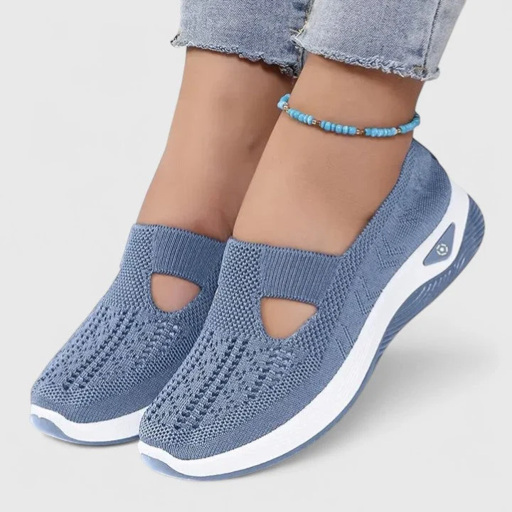 Emilia – Damen-Walkingsneaker aus Mesh zum Hineinschlüpfen