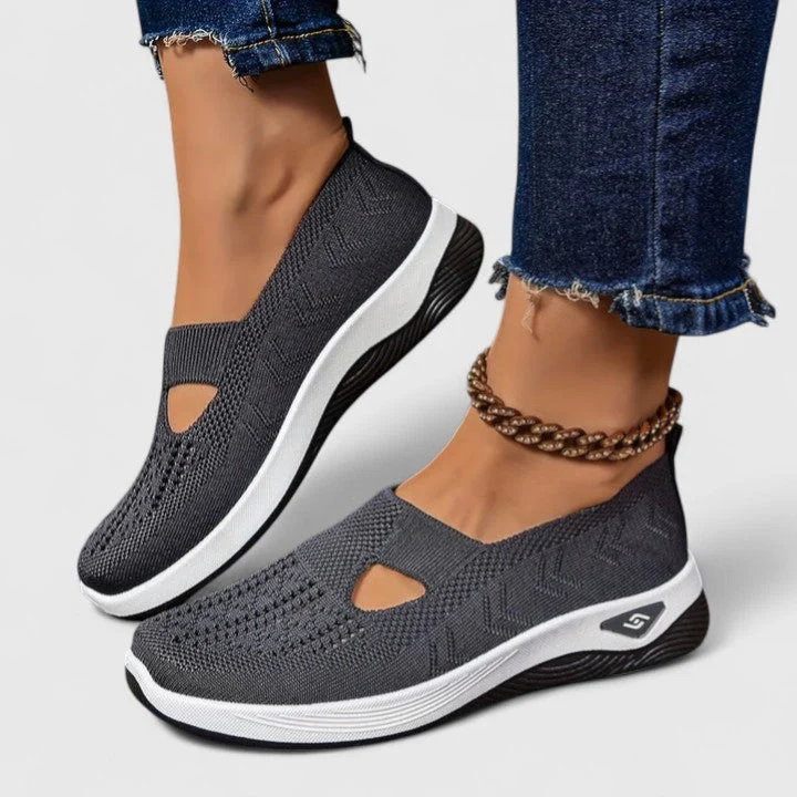 Emilia – Damen-Walkingsneaker aus Mesh zum Hineinschlüpfen