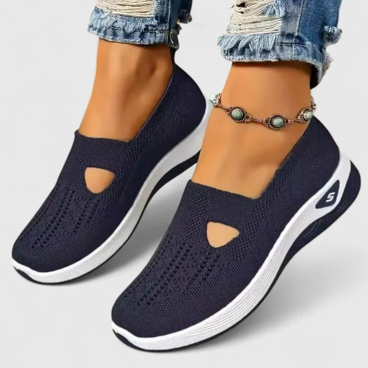 Emilia – Damen-Walkingsneaker aus Mesh zum Hineinschlüpfen