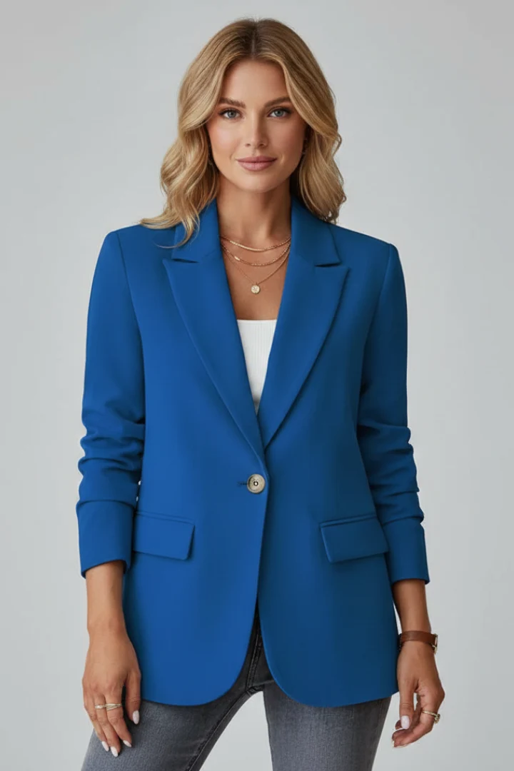 Theresa – Damenjacke mit gekerbtem Kragen